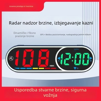 HUD automobilski Head-Up zaslon K-11 universalni Beidou GPS USB 130 g