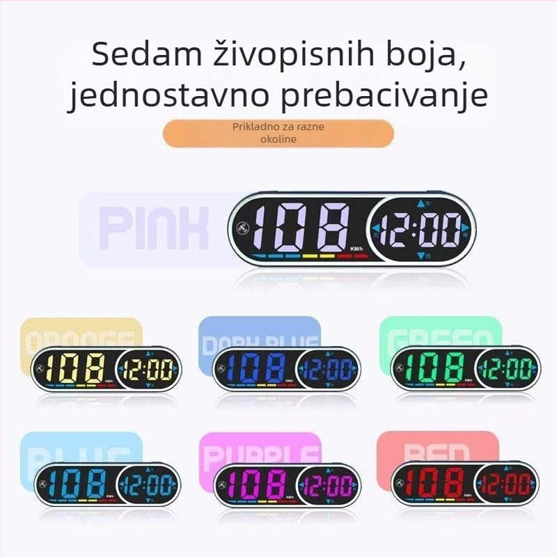 HUD automobilski Head-Up zaslon K-11 universalni Beidou GPS USB 130 g