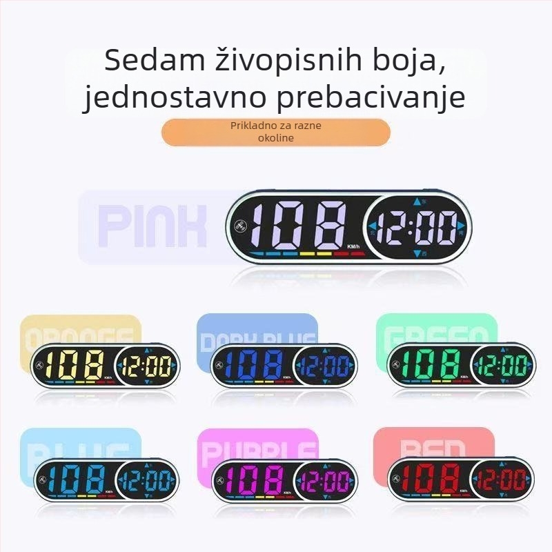 HUD automobilski Head-Up zaslon K-11 universalni Beidou GPS USB 130 g