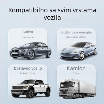HUD zaslon za auto, univerzalni model H600G, USB napajanje, USB ulaz, LED zaslon