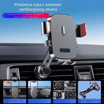 NXC držač telefona za ventilacijski otvor automobila, univerzalni, plastični, snap-on montaža