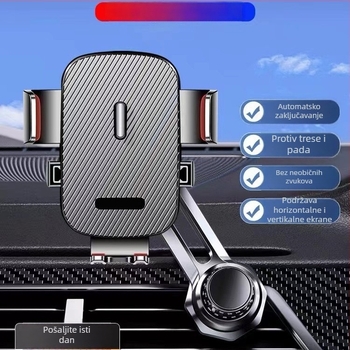 NXC držač telefona za ventilacijski otvor automobila, univerzalni, plastični, snap-on montaža