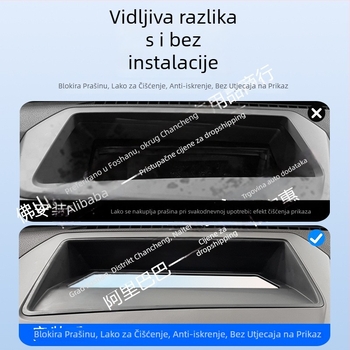 HUD zaštitni okvir za Geely Xingyue L (ugrađena verzija) – ABS, zaštitni poklopac za prašinu instrument ploče