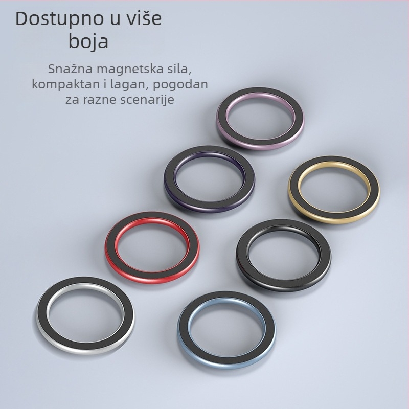 Aluminijski magnetni držač za telefon u autu s zidnim nosačem, MagSafe kompatibilan