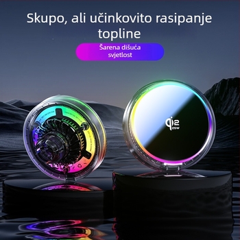 Qi2.2 magnetski držač za mobitel u autu s bežičnim punjenjem, anti-šok, držač na izlaz zraka, univerzalni plastični držač