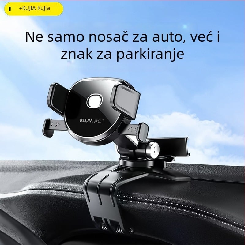 Držač automobila za navigaciju na ploči, pričvršćivanje na otvor za ventilaciju, 360° rotacija, antivibracijski