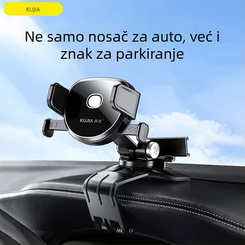 Držač automobila za navigaciju na ploči, pričvršćivanje na otvor za ventilaciju, 360° rotacija, antivibracijski