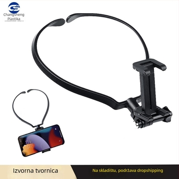 POV držač za vratnu kameru za akciju s video držačem i dodacima – univerzalno; pogodno za automobil, sport, live prijenos, snimanje na otvorenom; materijal: plastika + metalni dijelovi