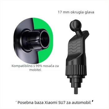 Držač za telefon u automobilu, kompatibilan s Xiaomi SU7, čvrsta nosač na ploči za navigaciju