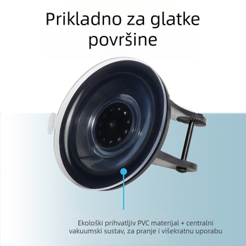 Držač za telefon u automobilu s jakom usisnom čašom, 4KG+ adhezija, XFH, plastika