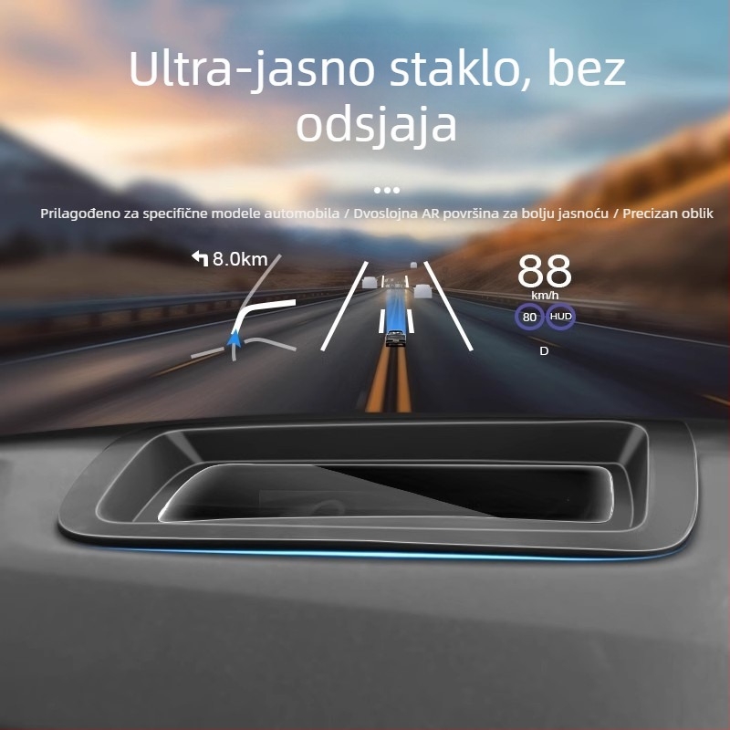 HUD zaštitni poklopac za Honda Accord 11. generacije, ABS materijal, kompatibilan s Accord, bez ispisanog logotipa, bez prilagodbi