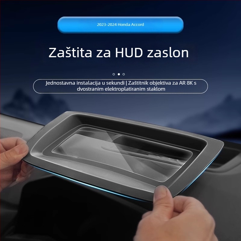 HUD zaštitni poklopac za Honda Accord 11. generacije, ABS materijal, kompatibilan s Accord, bez ispisanog logotipa, bez prilagodbi