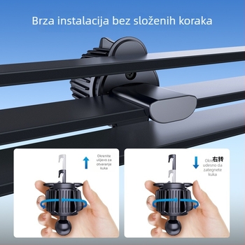 Sogue držač telefona za auto — ABS+PC, Opći stil, Mogućnost prilagodbe