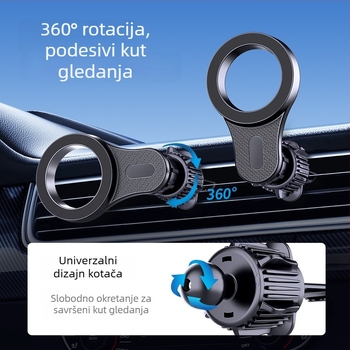 Sogue držač telefona za auto — ABS+PC, Opći stil, Mogućnost prilagodbe