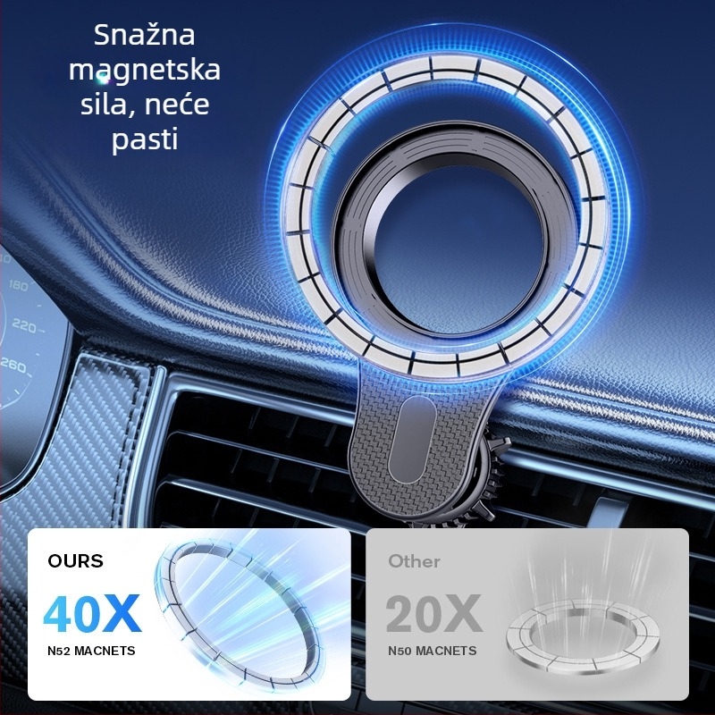 Sogue držač telefona za auto — ABS+PC, Opći stil, Mogućnost prilagodbe