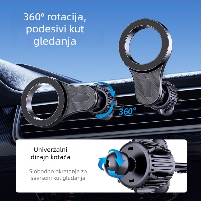 Sogue držač telefona za auto — ABS+PC, Opći stil, Mogućnost prilagodbe