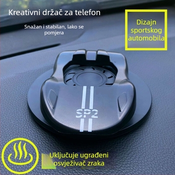 HUD držač za telefon za instrument ploču automobila (ljepilo za montažu; 360° rotacija; univerzalna kompatibilnost; instrument ploča; 7.5W snage)