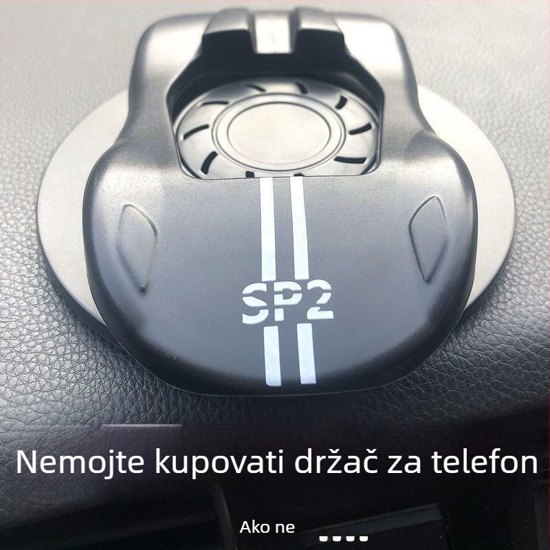HUD držač za telefon za instrument ploču automobila (ljepilo za montažu; 360° rotacija; univerzalna kompatibilnost; instrument ploča; 7.5W snage)