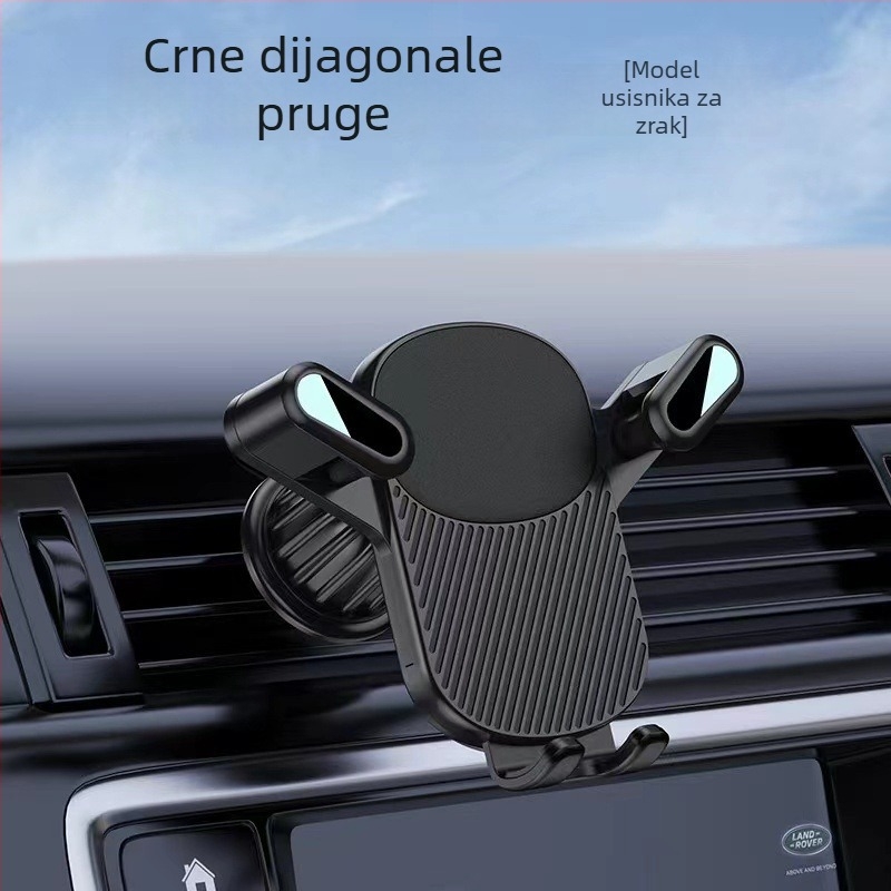 Držač za telefon u automobilu za ventilaciju, s klipom za navigaciju i magnetskim držačem, plastični, univerzalni