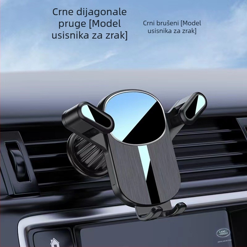Držač za telefon u automobilu za ventilaciju, s klipom za navigaciju i magnetskim držačem, plastični, univerzalni