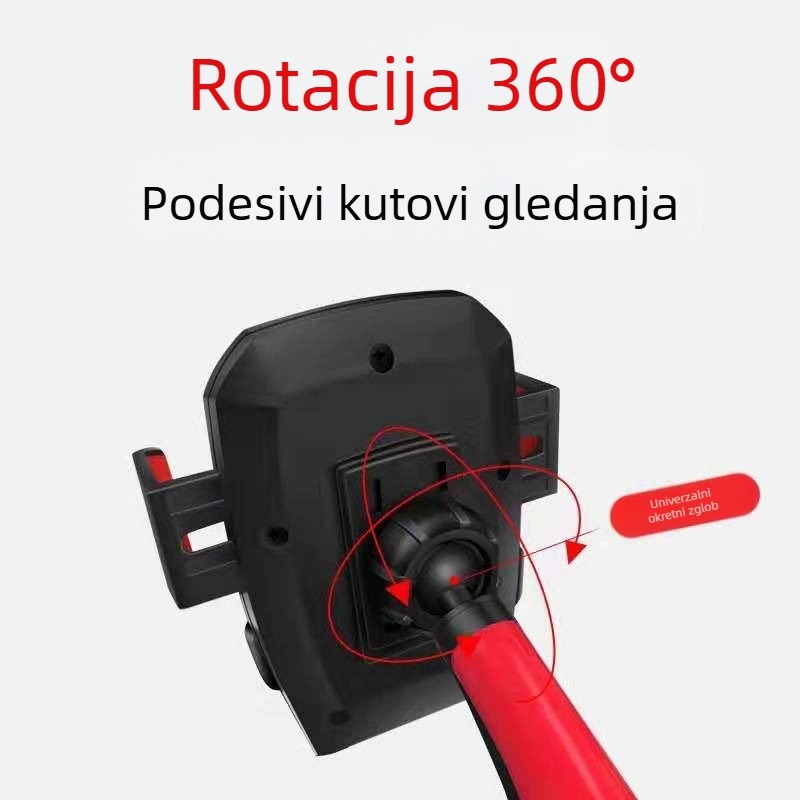 Sklopivi držač za telefon za otvor zraka u automobilu – nosač navigacije u vozilu