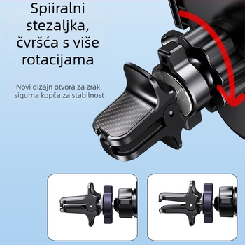 Yesido držač telefona u automobilu za otvor zraka, univerzalni, PC+ABS, model C162