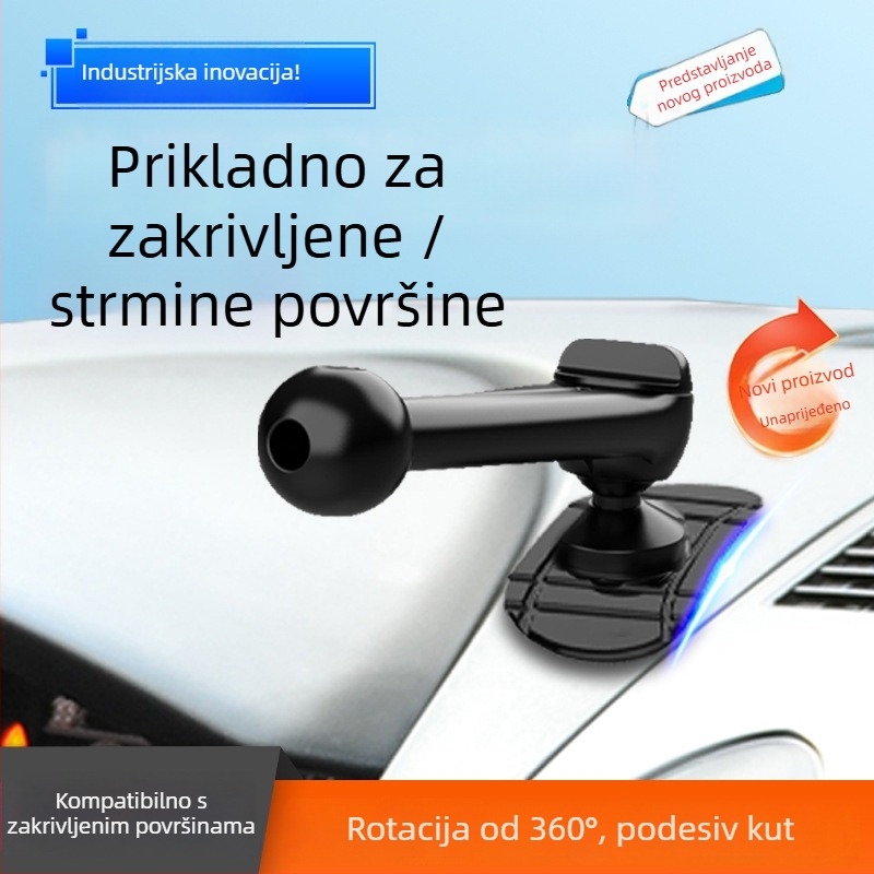 Nova poboljšana auto držač za telefon s ljepilnom bazom u obliku puža i 360° rotacijom
