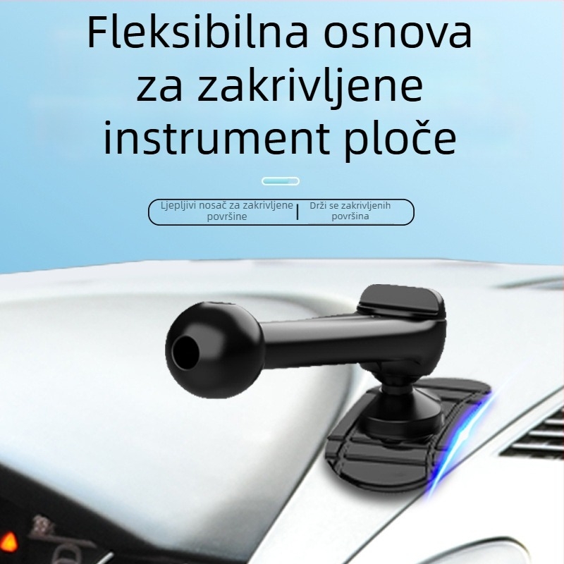 Nova poboljšana auto držač za telefon s ljepilnom bazom u obliku puža i 360° rotacijom