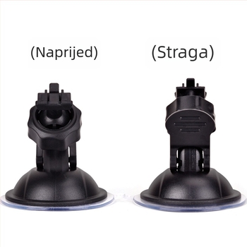 Automobilski nosač Convex 1, 360° usisni držač za dash cam i telefon, univerzalna plastična baza