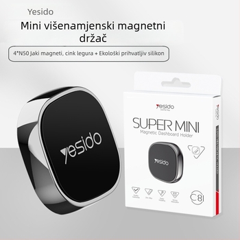 Držač za telefon u automobilu s magnetskim držačem od cinkove legure i kreativnim dizajnom