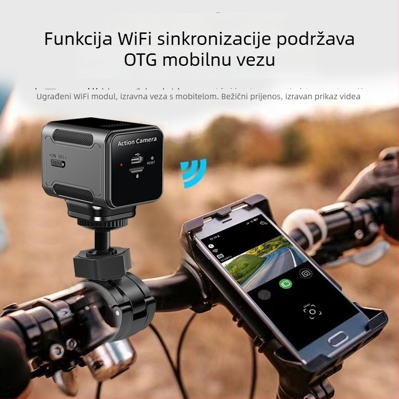 Kaciga s kamerom za motor/bicikl – Model C9, 150° kut snimanja, 2.0MP senzor, 512GB pohrane, 4-satno snimanje