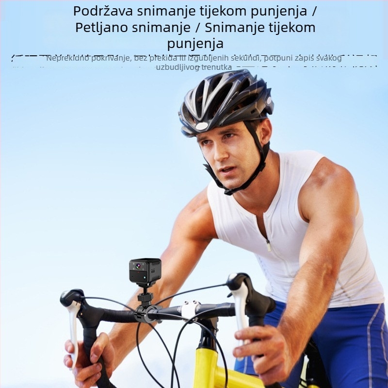 Kaciga s kamerom za motor/bicikl – Model C9, 150° kut snimanja, 2.0MP senzor, 512GB pohrane, 4-satno snimanje