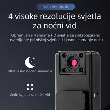 A9 Stražni klip rekord, vanjska sportska kamera, 90° kut snimanja, 1 MP, USB, TF kartica do 128 GB