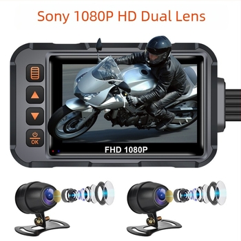 Dash kamera za motocikl 1080P GPS vodootporna Wi-Fi 120° kut gledanja