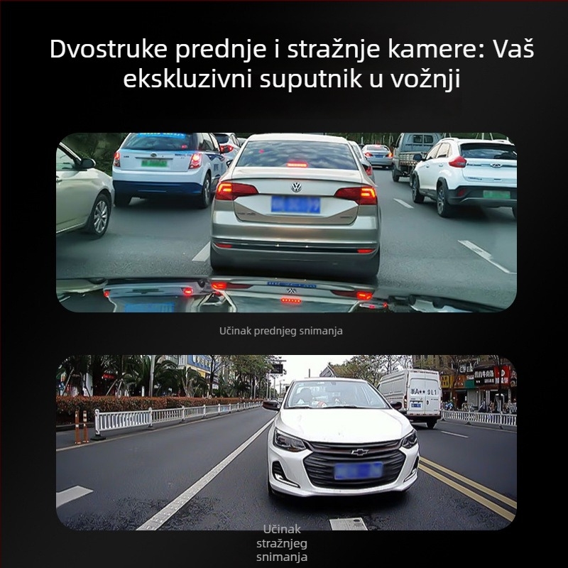 CarPlay jedinica za motocikl s prednjom i stražnjom dvostrukom kamerom, navigacijom i praćenjem tlaka u gumama
