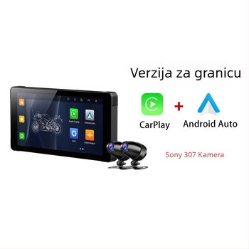 Motociklistički CarPlay rekord MT118 – 5MP, 170° kut gledanja, Loop Video, USB/HDMI