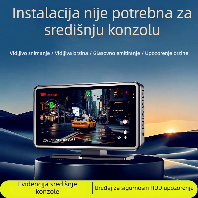 Speedlink Beidou povezana automobil Dash Cam, 1080p video, 170° široki kut, 32GB memorija, USB sučelje
