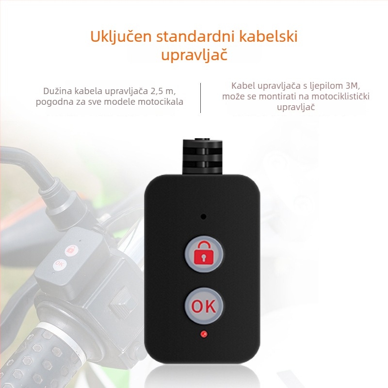 MT30 Moto dash cam s dvostrukim objektivom, 150° široki kut, 1080p, otvor F2.0, microSD do 32GB, vodootporan