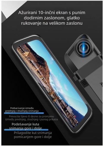 K60 monitor za nadzor, 170° širokokutni ugao, 5 MP senzor, TF kartica do 128 GB