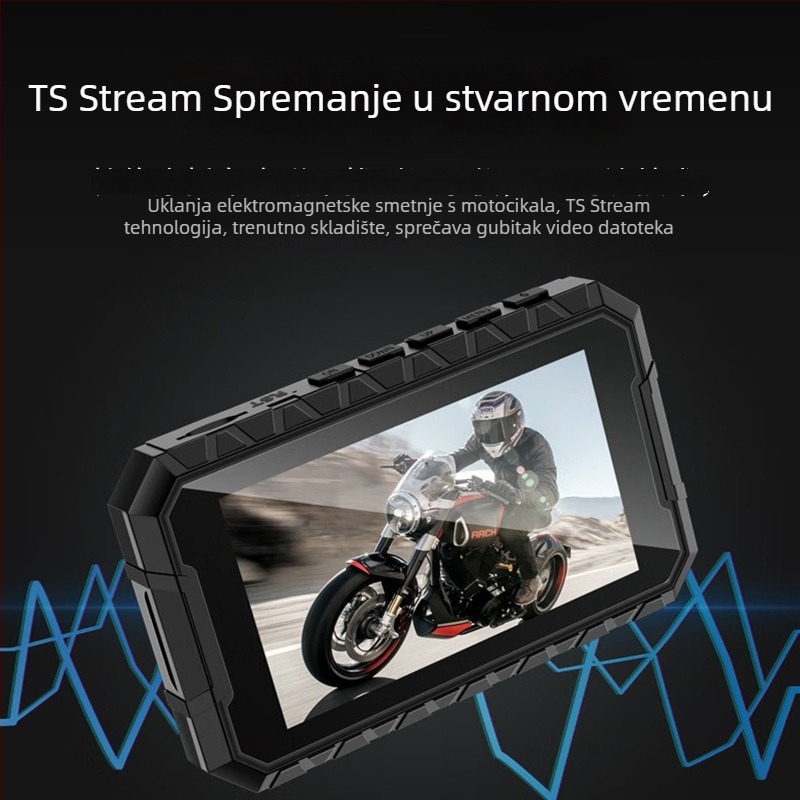 Kamera za motocikl: 170° vidno polje, USB sučelje, TF kartica do 64GB, 30fps, ciklično snimanje