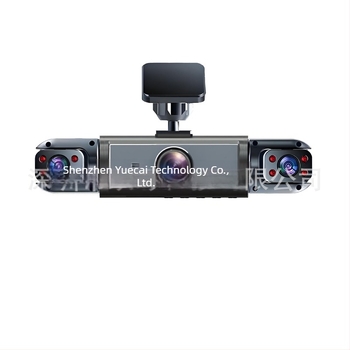 Automobilska dash kamera s 3,16-inčnim zaslonom, četiri objektiva (prednji, stražnji, lijevi, desni), HD noćni vid, 1080p, povezanost sa pametnim telefonom