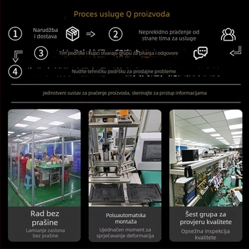 Semaitu LCD dodirni zaslon automobil radio s ugrađenim DAB-om, bežični CarPlay i Android Auto, super brzo punjenje, podrška SD karti