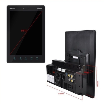 Automobilski MP5 multimedijski sustav s IPS HD kapacitivnim zaslonom, podržava Apple CarPlay i Android Auto, USB/TF reprodukcija, napajanje 12V