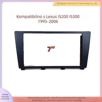 2DIN okvir prednjeg dijela za Lexus IS200/IS300 – kućište od ABS-a i PC-a, težina 300 g, mogućnost obrade i prilagodbe, kompatibilan IS200/IS300