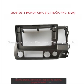 Honda Civic 2008-2011 10,1-inčni Android srednji okvir za upravljanje i navigacijski okvir