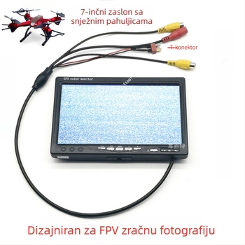 7-inčni automobilni LCD monitor FPV prijemnik drona – zaslon za zračne fotografije