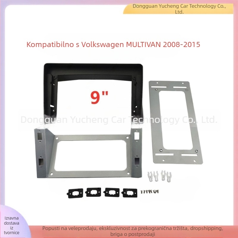 Višebojni okvir za navigacijsku fasadu VW Multivan – ABS+PC, 2008–2015, 1 kg