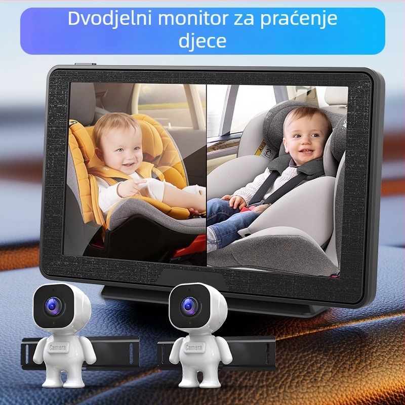 Automobilski LCD monitor s kamerom noćnog vida, model YB-7CB, rezolucija 480x1280, ulaz AHD, kompatibilan s AHD1080P