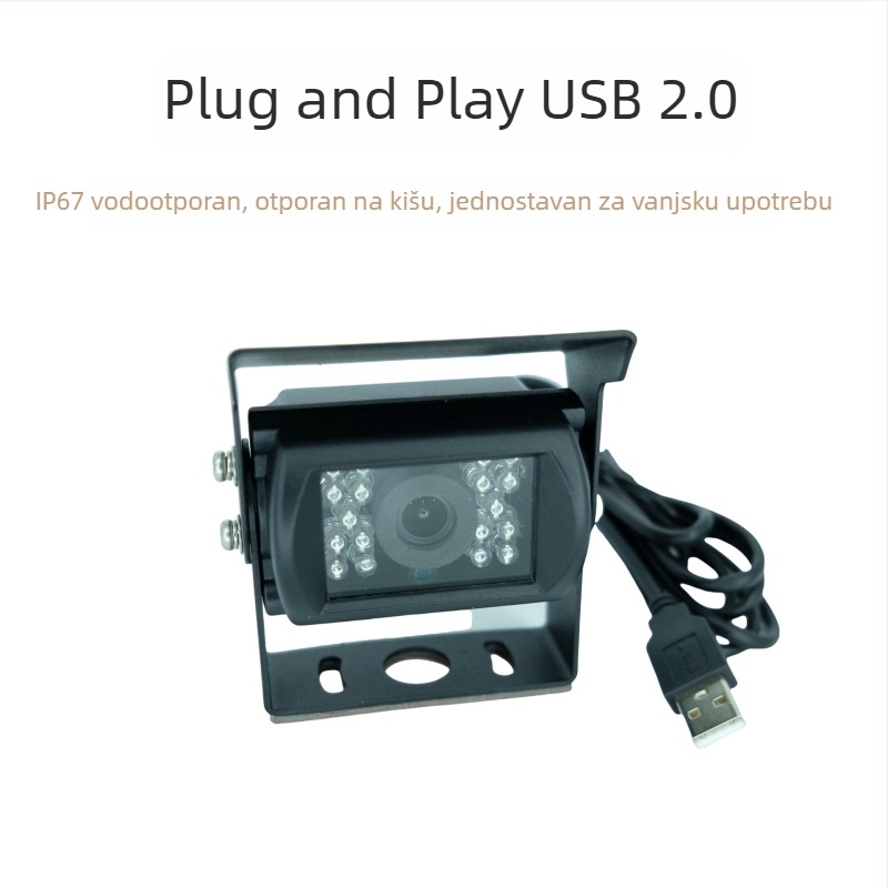 USB industrijska kamera s infracrvenim snimanjem, kompatibilna s Raspberry Pi i Android, za vozila, kamione i poljoprivrednu mehanizaciju, bez upravljačkog programa, HD nadzor