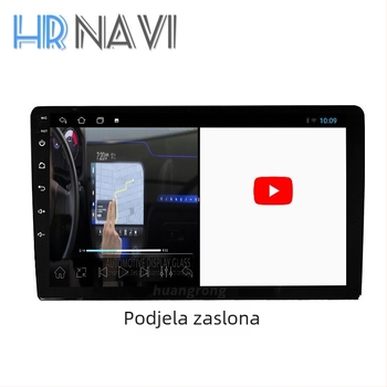 Android All-in-One head unit s IPS dotičnim zaslonom, 12V napajanje, 5×45W, Google Play međunarodna verzija, 1-godišnje garancija